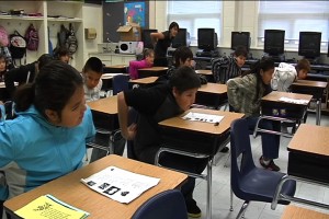 patting desks